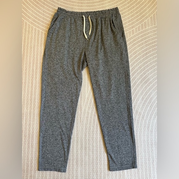 Vuori Ponto Performance Pants Mens XXL Gray Sweats Stretch Soft Drawstring Gym - Picture 1 of 10
